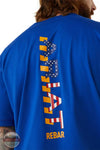 Ariat 10043560 Rebar Workman Logo T-Shirt in Royal Blue Back Detail View