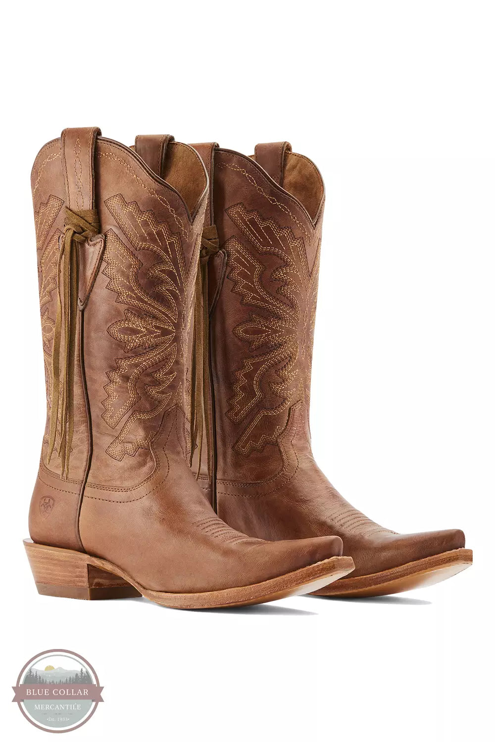 Ariat 10044395 Martina Western Boot in Ole Tan Pair Profile View