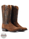Ariat 10044557 Bankroll Western Boot in Tan Hippo Suede Pair Profile View