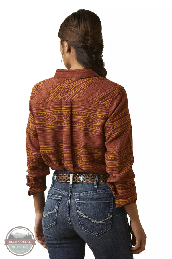 Ariat 10046042 REAL Billie Jean Long Sleeve Shirt in Canyon Back View
