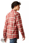 Ariat 10046289 Holton Long Sleeve Snap Shirt in Rosewood Back View