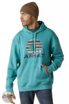 Ariat 10046628 In Motion Hoodie in Tile Blue Front View