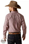 Ariat 10047193 Elon Classic Fit Long Sleeve Shirt in Pink & Green Plaid Back View
