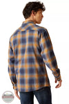 Ariat 10047360 Hershel Retro Fit Long Sleeve Shirt in Comb Honey Plaid Back View