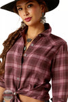 REAL Billie Jean Shirt in Lucky Plaid by Ariat 10047398