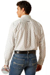 Ariat 10048380 Parker Classic Fit Long Sleeve Shirt in White Back View