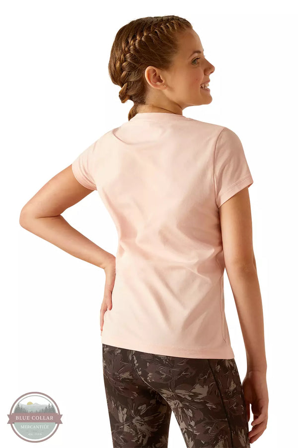 Ariat 10048554 Roller Pony T-Shirt in Blushing Rose﻿ Back View