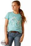 Ariat 10048557 Little Friend T-Shirt in Marine Blue Front View