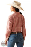 Ariat 10048614 Nazca Plaid Long Sleeve Shirt Back View