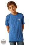 Ariat 10048649 Monaco Blue Charger Spirited T-Shirt Front View