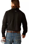 Ariat 10048714 Team Logo Classic Fit Long Sleeve Shirt in Black Back View