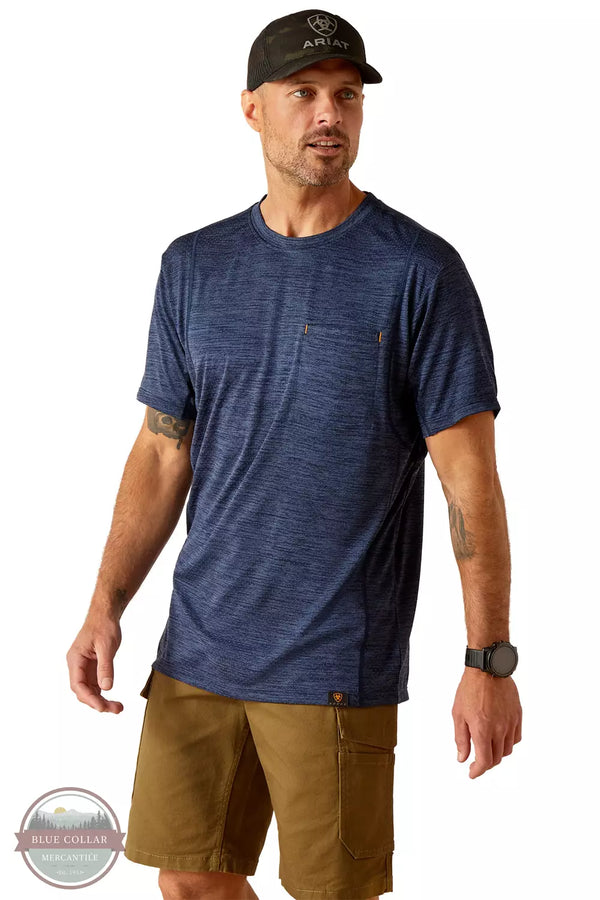 Ariat 10048770 Rebar Evolution Athletic Fit Short Sleeve T-Shirt Front View