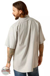Ariat 10048846 VentTEK Classic Fit Shirt in Silver Lining Back View