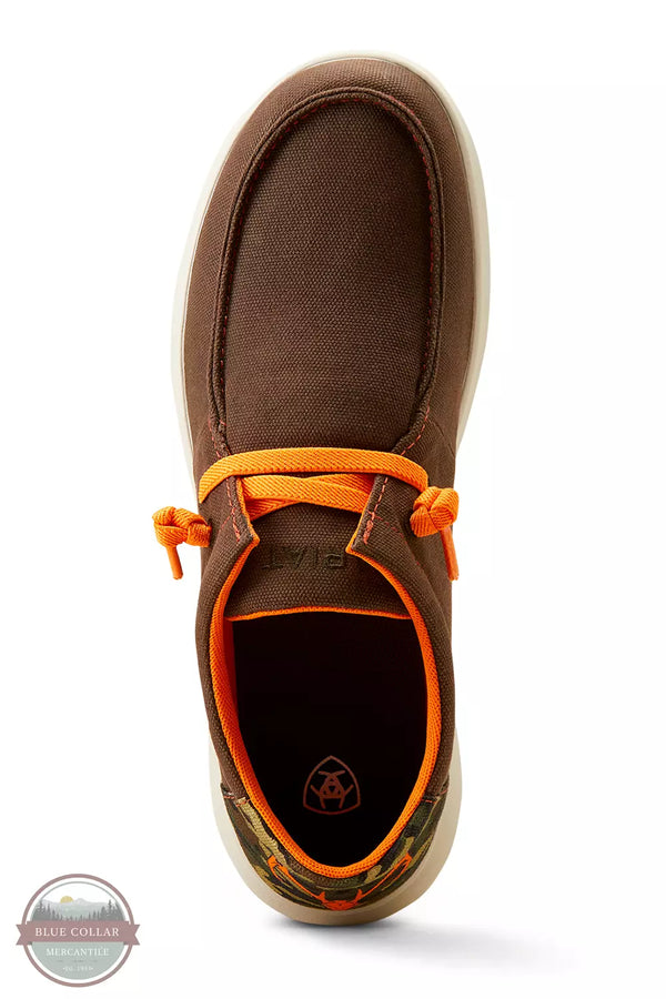 Ariat 10050941 Hilo Deerskull Camo Shoes in Brown Top View