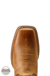 Ariat 10051066 Round Up Ruidoso Western Boot in Pearl / Burnished Chestnut Toe View