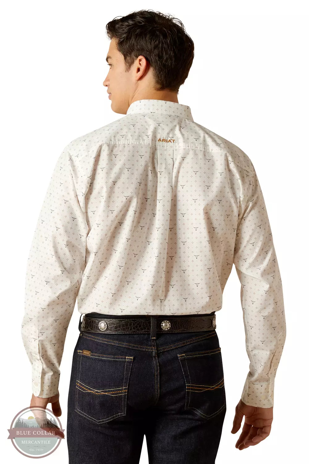 Ariat 10051262 Edmond Classic Fit Shirt Back View