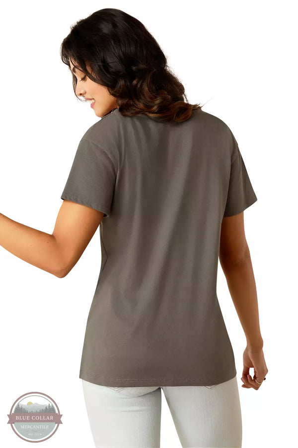 Ariat 10051440 Buckle Up T-Shirt in Graphite Back View