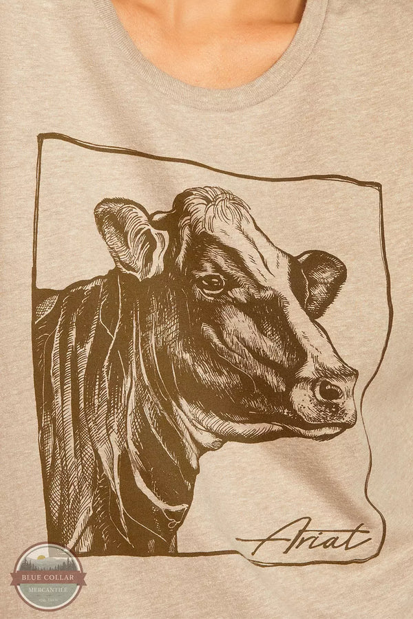 Ariat 10051765 Cow Cover T-Shirt Detail View