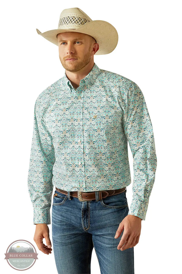 Ariat 10054696 Jerome Classic Fit Long Sleeve Shirt, front