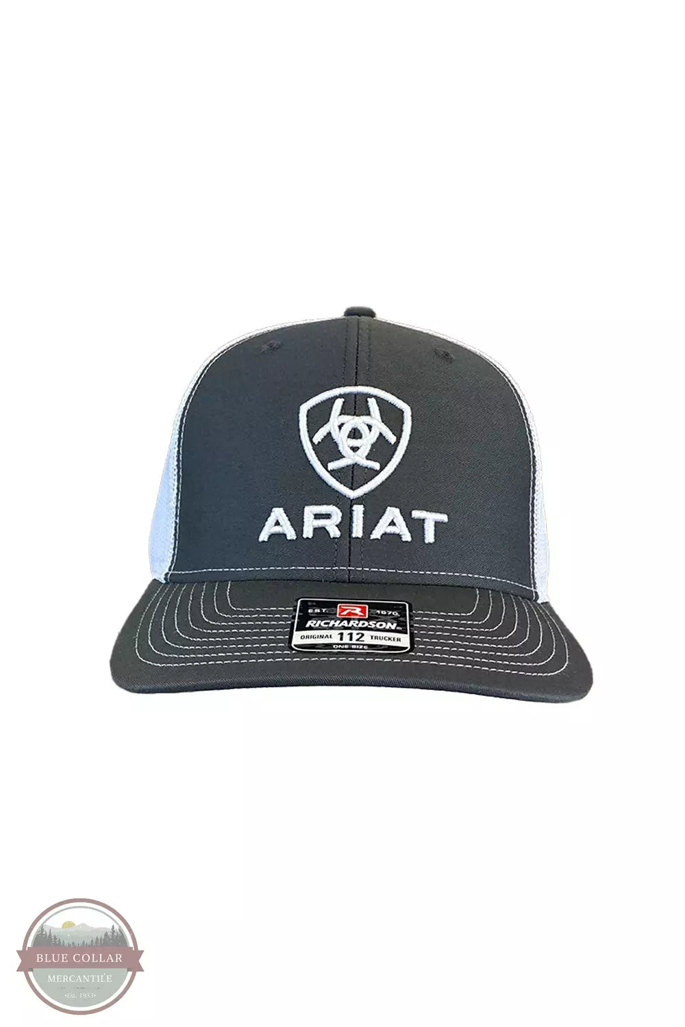Ariat A300003206 Shield Logo Cap in Grey Front View