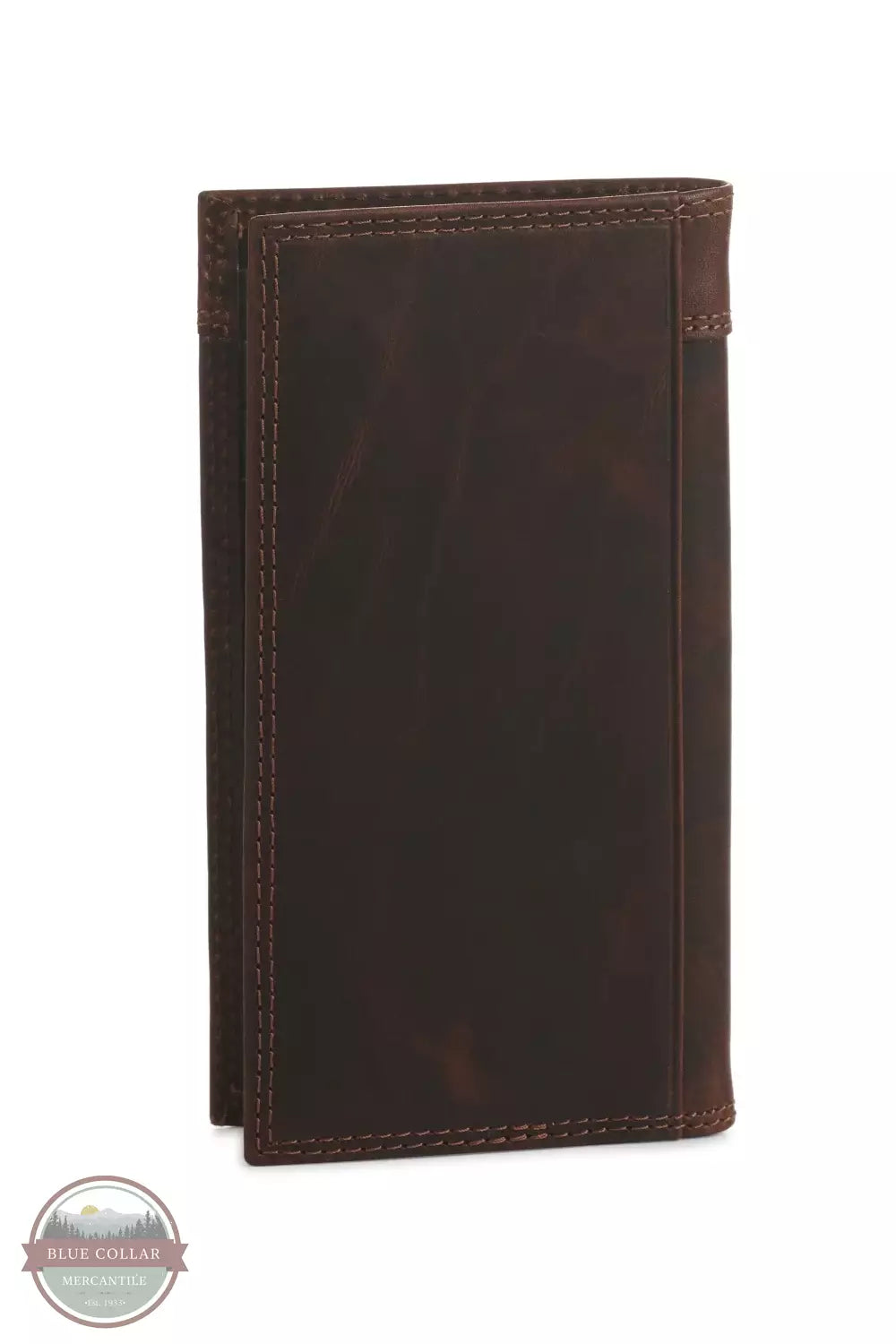Ariat A3550002 Center Ridge Rodeo Checkbook Wallet in Brown Back View