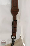 Ariat A850000144 Gallus Distressed Suspenders in Medium Brown Detail View