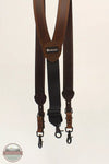 Ariat A850000144 Gallus Distressed Suspenders in Medium Brown Product View
