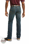 Ariat 10016222 Rebar M5 DuraStretch Edge Stackable Straight Leg Jean in Ironside Back View