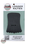 Black West-Tan Water Buffalo Logger Kilties product only