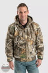 Berne HJ51EDG Heritage Duck Hooded Jacket in Realtree Edge Camo Front View