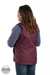 Berne WVS301 Softshell Vest Maroon Back View
