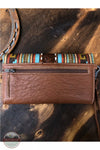 Blazin Roxx N770003697 Southwest Clutch Wallet in Brown Back View