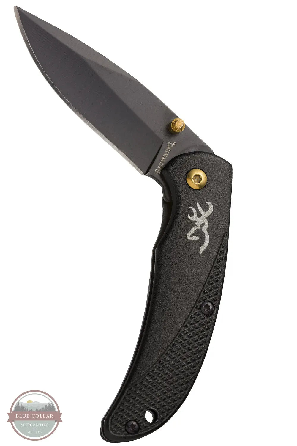 Browning 3220340 Prism III EDC Black Pocket Knife half open
