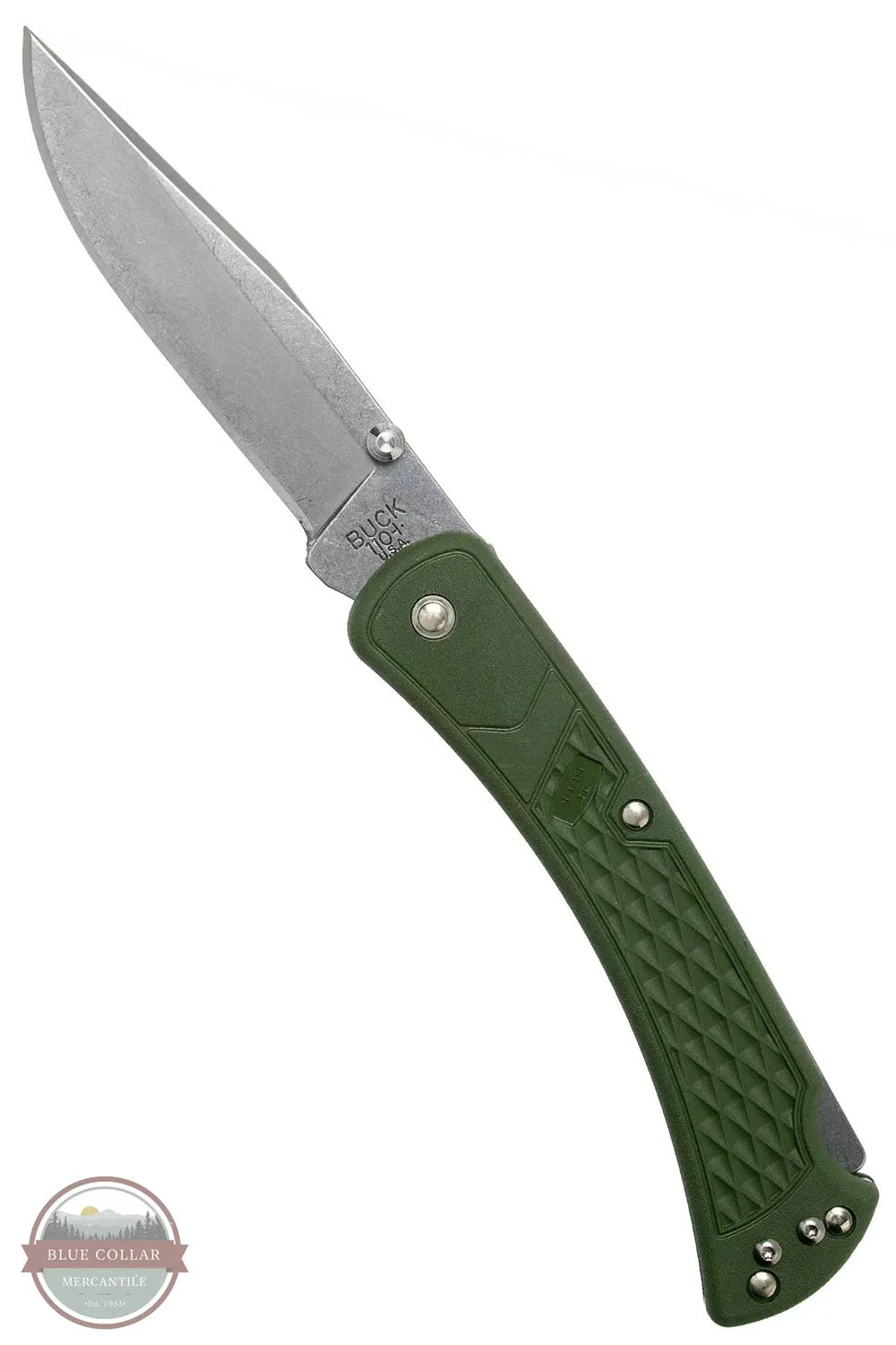 Buck 0110ODS2 Buck 110 Slim Pro Folding Pocket Knife in Green front