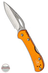 Buck 0726ORS Buck 726 Mini SpitFire Folding Pocket Knife with Orange Aluminum Handle opened