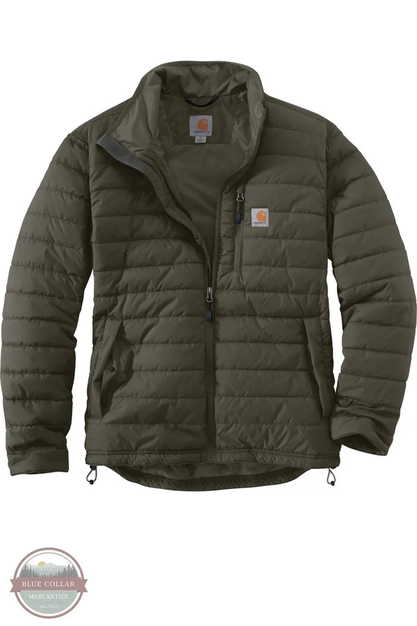 Carhartt 102208 "Gilliam" Rain Defender® Relaxed Fit Lightweight Insulated Jacket in Moss, Jacket only shown