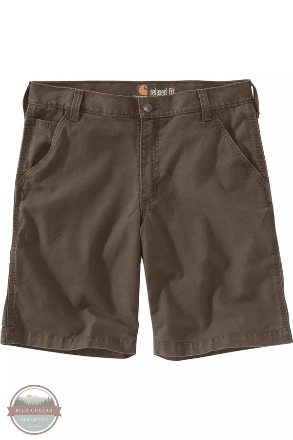 Carhartt 102514-217 Rugged Flex® Rigby Shorts in Tarmac Front View