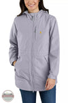 Carhartt 104221 Rain Defender Relaxed Fit Lightweight Coat Lilac Haze Front View
