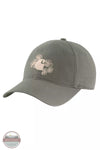 Carhartt 106271 Canvas Floral Graphic Ball Cap Dusty Olive Front View