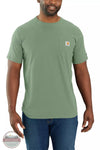 Carhartt 106652 Force Relaxed Fit Midweight Short Sleeve T-Shirt Loden Frost Front View