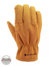 Carhartt A553/GW0553 Suede Cowhide Leather Fencer Gloves in Brown Top View