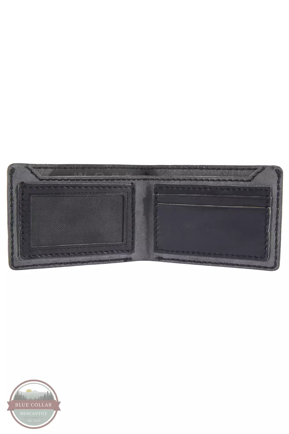 Carhartt B0000400 Patina Leather Bi-Fold Wallet Black Inside View