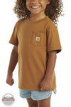 Carhartt CA6513 Pocket Short Sleeve T-Shirt Carhartt Brown Front View 2
