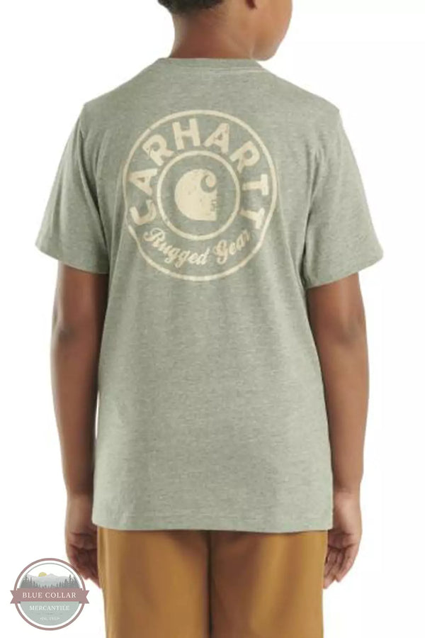 Carhartt CA6522-GF8H Logo Short Sleeve T-Shirt Back View