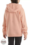 Carhartt CA9983-L193 Youth Long Sleeve Logo Graphic Hoodie Peach Amber Back View