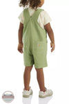 Carhartt CG9888-GF5 Short Sleeve T-Shirt and Canvas Shortall 2 Piece Set Back View
