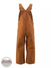 Carhartt CM8603-D15 Youth Duck Bib Overalls in Carhartt Brown Back View