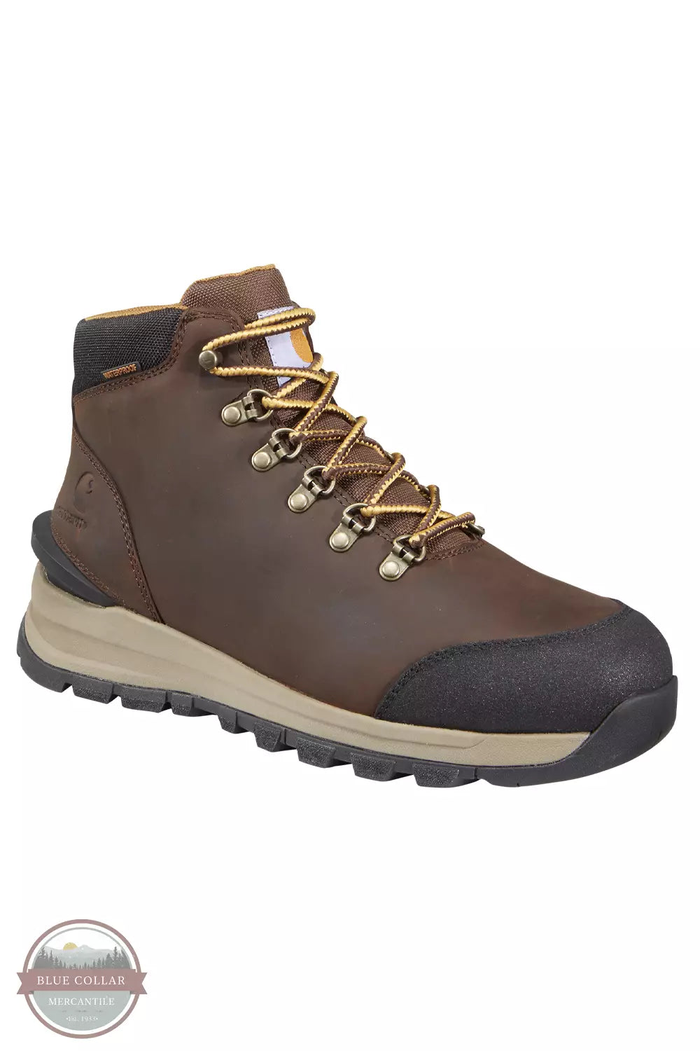 Carhartt FH5550 Gilmore 5 Inch Alloy Toe Work Hiker in Dark Brown Profile View