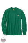 Carhartt K126 Loose Fit Heavyweight Pocket Long Sleeve T-Shirt North Woods Heather Front View