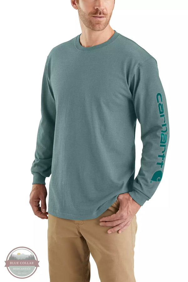 Heavyweight Fall Loose Sleeve T-Shirt Logo K231 Colors Carhartt Sleeve 22 Graphic Fit Long